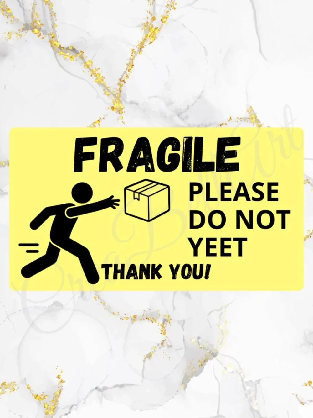 100 Fragile Stickers for Packaging | Small Business Labels